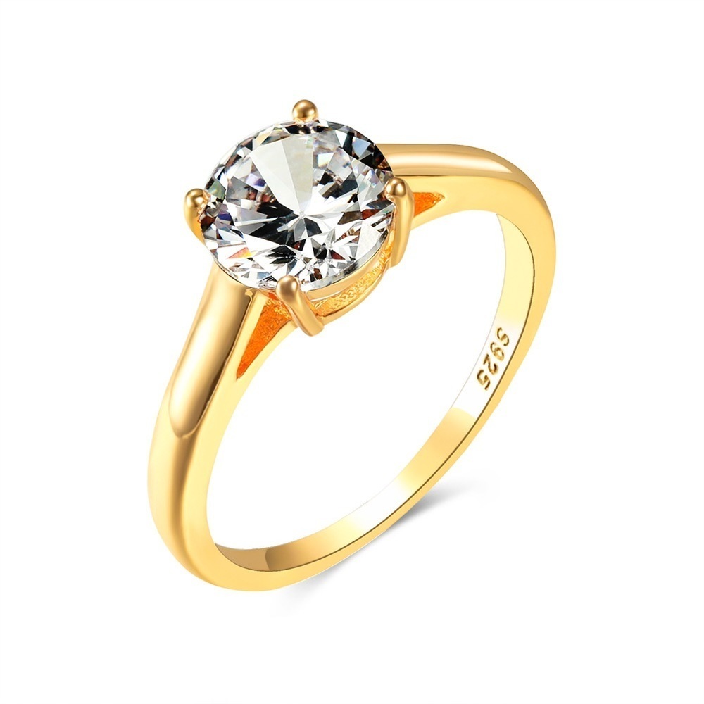 925 White Crystal Stone Luxury Ring ๐ - Picture 3 of 8